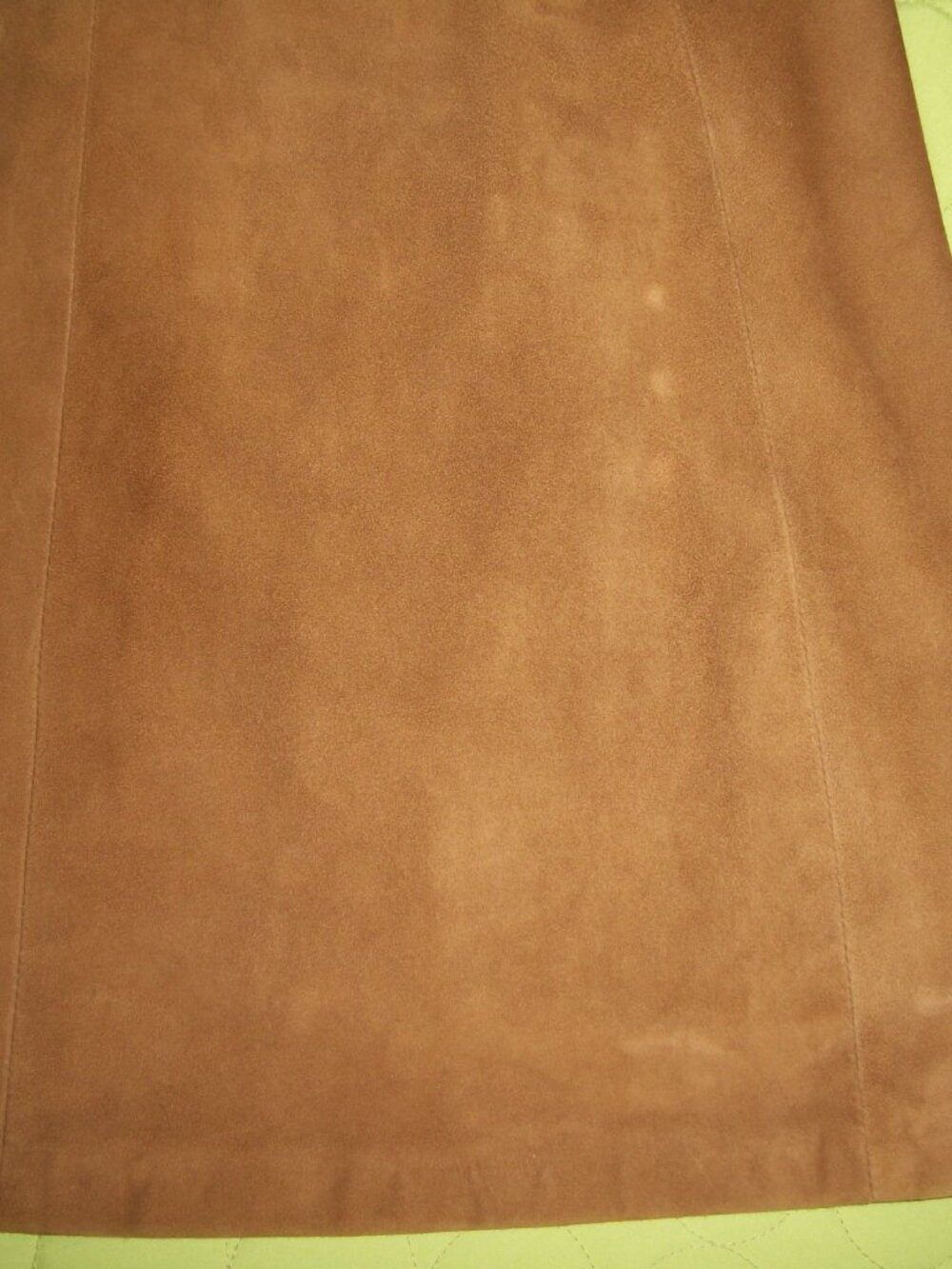 MaxMara Brown Suede A-Line Skirt - Picture 10 of 13